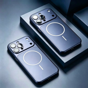 Ốp Lưng Từ Tính Cho iPhone 18/17/16/15/14/13 Pro Max Vỏ Cứng Kim Loại Màu Sắc Cửa Sổ Lớn Truy Cập Tức Thì Tương Thích Với Các Mẫu iPhone Chính Hãng