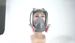 MOKETA 7-in-1 Full Face Gas Mask Dust Chemical Respiratory Filter KN90 Industrial Protective Respiratory Mask