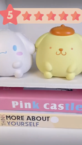 Sanrio Squishy Decompression Toy Kuromi Cinnamoroll Squeeze Ball Anime Decompression Hand Pinch Toy