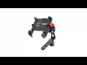 Giá đỡ điện thoại di động hợp kim nhôm cho xe đạp gắn trên xe đạp touring điều chỉnh dọc 180 độ xoay ngang 360 độ có pad gắn đèn và camera - KAVI