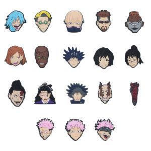 Hot Toys | 18-50pcs/set Janpan Anime Jujutsu Series for Cartoon Shoe Charms Accessories for Classic Clog Kids Gifts