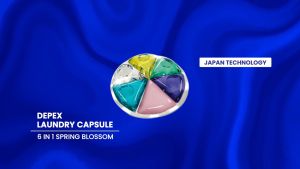 [Bundle of 3] DEPEX 6 in 1 Laundry Pods Liquid Capsule Detergent 28s - Stain Remover / Fabric Softener / 立白6合1