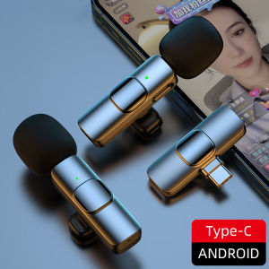Mikrofon Nirkabel Lavalier Mic Portabel Audio Video pembuatan Rekaman Wireless Microphone