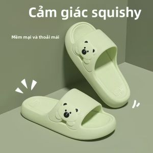 Dép Đi Trong Nhà Mùa Hè Cho Nữ Đế Dày Chống Trượt Trong Nhà Tắm EVA Dép Đi Trong Nhà Cho Cặp Đôi Đế Dày Đi Trong Nhà