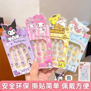 Mô Hình Móng Tay Hoạt Hình Dễ Thương Cho Trẻ Em Mô Hình Móng Tay Trang Trí Dễ Tháo Rời Đồ Chơi Giáo Dục Sớm Cho Bé Gái