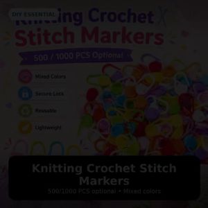 50/100/200pcs Mixed Color Knitting Counters Crochet Locking Stitch Markers Needle Clips Knitting Crochet Stitch Markers