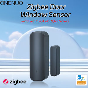 Zigbee Door Sensor Magnetic Window Open Closed Alarm Detector Works With Ewelink APP Alexa Google Need Gateway Black White Color