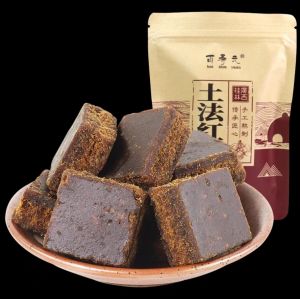 Handmade Guangyuan Brown Sugar Black Sugar Traditional Method Bagged Postpartum Recommendation Cane Sugar for Baking And Cooking