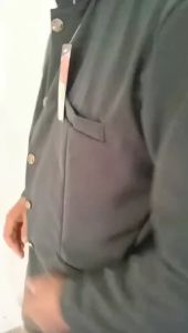 Jasko Pria / Jasko Polos / Jasko Hitam Putih Jas Koko Pria Dewasa Jas Mandarin Atasan Muslim Pria