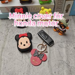 เคสกุญแจการ์ตูนมินนี่สำหรับฮอนด้ามอเตอร์ PCX160 ADV 150 PCX-160ปลอกซิลิโคนกุญแจรีโมตอัจฉริยะ