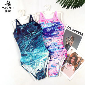 Professional Ladies Speed Suit Swimsuit One-Piece Competition Swimming Costume Single Layer Triangular Design No Steel Support