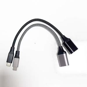 0.2M Type‑C OTG Cable Type C Male to USB A Female Adapter Data Cord For U Disk Mouse Keyboard Hard Drive Samsung Xiaomi MacBook