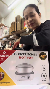 Nồi lẩu điện khay rời Kalpen P33 dung tích 5L công suất 1600W bảo hành 2 năm