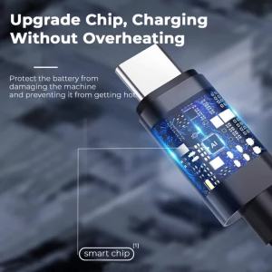 Cáp Sạc Nhanh NNBILI 60W 5A USB A-C & C-C Bện Nylon Cho Điện Thoại Samsung Huawei Honor Android