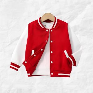 Jaket Varsity Baseball Anak  Laki Laki Perempuan  Usia 2 3 4 5 6 7 8 9 10 11 12 Tahun