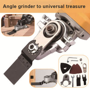 Oscillating Saw Angle Grinder To Grooving Machine Adapter Drill to Saw Machine Converter Oscillating Cutting Reciprocal Saw Adapter Oscillating Saw machine Set 100mm Oscillating Multi Tool Electric saw converter blade Grinder Saw Converter