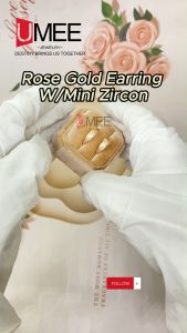 Rose Gold Zircon Hoop Earrings: A Stylish Accessory for Women