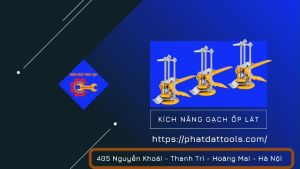 Kích kê gạch ốp tường bóp tay - Con đội gạch ốp tường 3 trụ