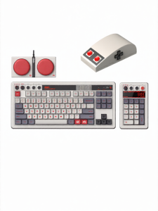 8BitDo | Bàn phím cơ 8BitDo Retro (NES/Famicom Edition) - 3 Chế Độ Kết Nối Hot-Swap Layout 87 Phím