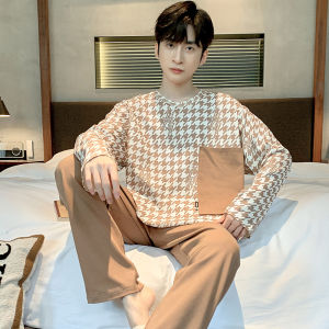 MiiOW | 100% Cotton Men Simple Sport Style Long Sleeve Trousers Home Wear