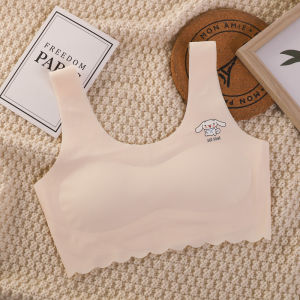 Junior High School Student Growth Period Underwear Female Student Traceless Vest Girls Thin Primary School Student Tube Top Older Childrens Tube Top Female