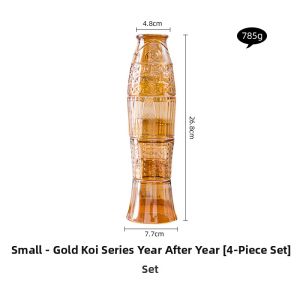 YOGEHOME | Creative Stacking Glass Cup Household Drinking Tea Cup