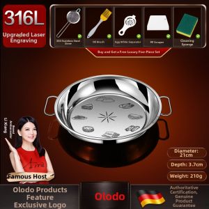 Food-Grade Non-Stick 316 Stainless Steel Steamer Plate