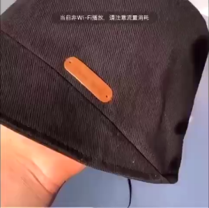 Mũ Bucket Nữ Vải Dày Form Cứng Ulzzang Nón Tai Bèo Vintage Hàn Quốc Gắn Tag “Hand Made” Thời Trang