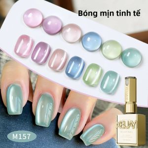 Bộ Sơn Gel Móng Mắt Mèo Trong Suốt XEIJAYI 6 Lọ 15ML Bán Vĩnh Cửu Sử Dụng Đèn UV/LED Tẩy Được Dành Cho Làm Móng Nghệ Thuật Tại Nhà Và Sử Dụng Chuyên Nghiệp