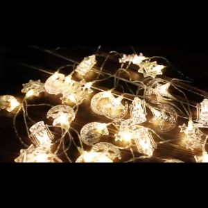 2025 Lampu Hias Natal Lampu Kelap Kelip Lampu Hias Lampu Hias Ramadhan lampu hiasan kamar aesthetic Baterai&USB 2IN1 3Meter Lampu Kelap Kelip Lampu Tirai Kamar Outdoor Lampu Bintang Anti air with USB Baterai Box Eid dekorasi