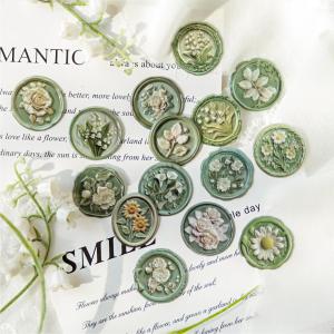 MO.CARD | Aesthetic Antique Plant Wax Seal Stamps