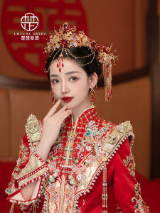 Luxurious Red Glass Flower Bridal Hair Accessories: Alloy Plated Silver Gold Retro Court Style for Weddings Classic Show Bride Hair Accessories