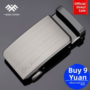 EagleCastle Automatic Buckle Leather Belt Middle-aged Youth High-end Pants Head 35cm Separate Waist Belt Buckle New 2023