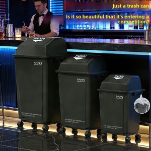 Extra Large Mobile Square Trash Can