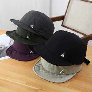 Outdoor Quick-Dry Baseball Cap Womens Korea Short Brim Baseball Hat Men and Women Casual Street Soft Brim Five-Piece Sun Hat