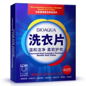 40/80Pcs Laundry Tablets Efficient Detergent Strong Deep Cleaning Detergent Easy Dissolve Laundry Soap Tablets Cleaning supplies
