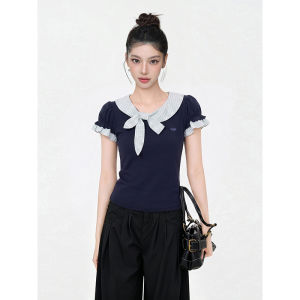 Áo Blouse Tunic Không Tay In Hình Carô Xanh Đô Phong Cách Ngắn Ôm Dáng