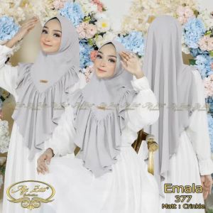 BISA COD Hijab Daily Kode EMALA Soft Pet Antem Bahan Kringkel Premium by Ory AjeZas Collection