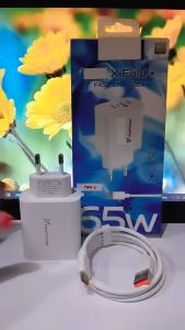 Charger VVO X FOLD+ 65W Adapter 1 USB + USB TYPE C Quick Charge 3.0 Support Fast Charging