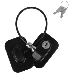 Refrigerator Door Lock With Wire and KeySelf-Adhesive Safety Lock For Window Refrigerator Cabinet Safety Lock Child Safety