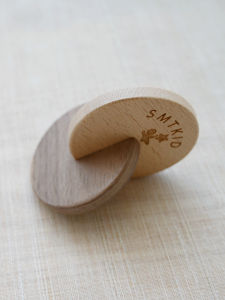 Đồ Chơi Nhai Bằng Gỗ SMTKID Soothing Chew Chew Dạ Hội Dành Cho Trẻ Sơ Sinh 0-1 Tuổi Đĩa Cầm Tay Bằng Gỗ Thật Đồ Chơi Làm Dịu Trẻ Em Từ 6 Tháng Tuổi