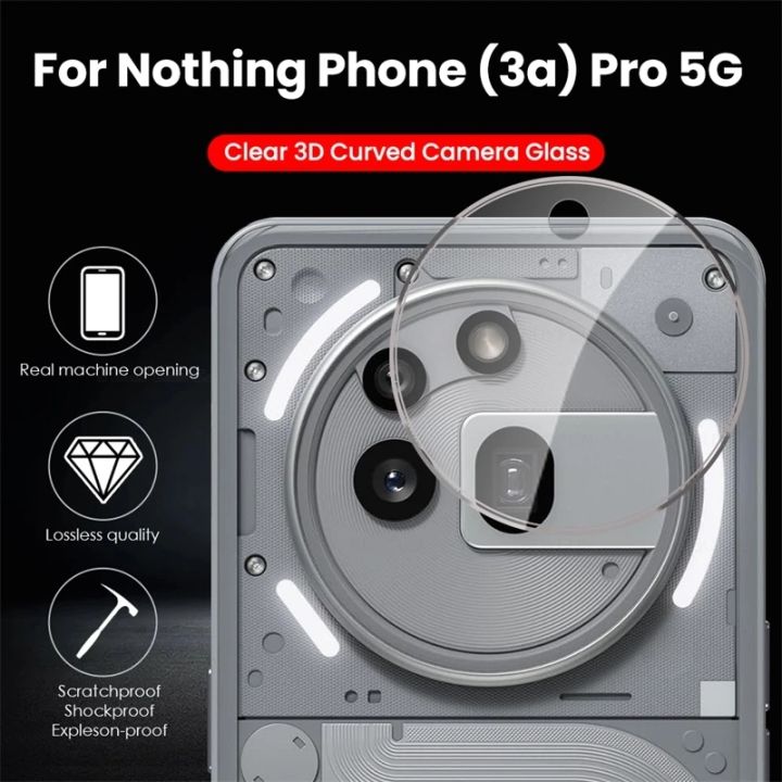 3D Tempered Glass Curved Camera Protector Film for Nothing Phone (3a ...