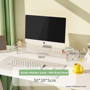 BANGBONUO | Acrylic Computer Rise Display Stand Organizer