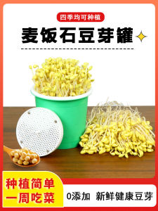 Yellow Green Pea Sprout Maker Bean Sprout Generator Plastic Bucket Home Use Sprout Growing Machine Quick Fresh Vegetable Tool