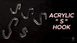 Cangkuk Akrilik Moden dan Keanggunan Jelas /Acrylic Hook Modern and Elegance  Crystal Clear M2