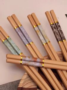 High-temperature Resistant Non-slip Healthy Bamboo Chopsticks