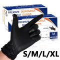 50/100PCS Black Nitrile Gloves Powder Free Waterproof Disposable Gloves for Household Cleaning Food Handling Cleaning Tools. 