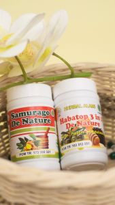 SAMURAGO HABATOP 3in1 DE NATURE OBAT ASAM URAT RADANG NYERI SENDI LUTUT HERBAL ALAMI AMPUH