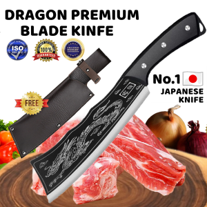 Black Dragon Knife Heavy Duty Japan Made Itak Heavy Duty Japanese Steel Knife Set Kitchenn Knife Japan Original Japanese Knife Super Sharp Cooking Knives Black Dragon Knife Japanese Kitchen Knife Japan Knife Original Dragon Premium Blade Knife