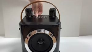 Bluetooth dengan Mikrofon Set Subwoofer Stereo 3D Karaoke Pesta Rumah Speaker Bluetooth dengan Mikrofon Set Subwoofer Stereo 3D Karaoke Pesta Rumah Speaker Karaoke KTV Subwoofer Pemutar MP3 Kualitas Suara HIFI